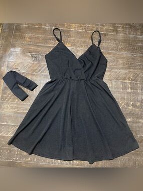 Amazon LBD Little Black Dress Sz L Summer Vacay Resort Casual